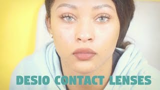 Desio Lens Review l Toric Colored Contact Lenses For Astigmatism [upl. by Eneg628]