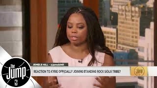 Reacting to Kyrie Irving officially joining Standing Rock Sioux  The Jump  ESPN [upl. by Anirbaz]