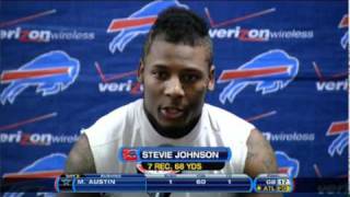 Stevie Johnson 5 Dropped Passes  Harsh TV Crew [upl. by Ennagroeg]