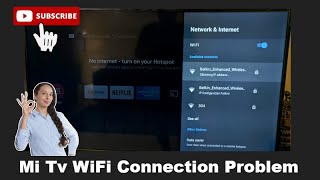 Mi Tv WiFi Connection Problem  Mi Tv Wifi Connected But No Internet  Mi Tv Internet Not Working [upl. by Samuel468]