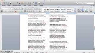 How To Create Columns In Microsoft Word [upl. by Lizabeth329]