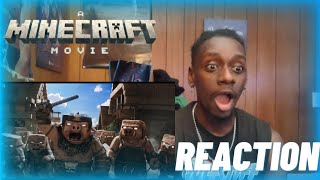 A Minecraft Movie  Official Trailer  Reaction [upl. by Blakeley]