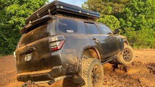 Weekend Camping Trip  Toyota 4Runner Trail  Barnwell Mountain Gilmer TX [upl. by Ttoile]