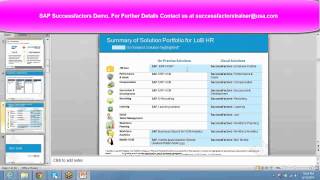 SAP Successfactors Training [upl. by Airan]