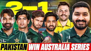 Pakistan beat Australia in the ODI Series By 21  Muhammad Rizwan  Shaheen Afridi  Haris Rauf [upl. by Inalial]