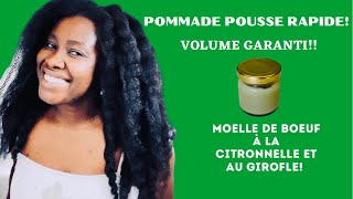 🌿132 LA MOELLE DE BOEUF POUR UNE POUSSE RAPIDE ET UN VOLUME GARANTI roodorganics cheveuxlongs [upl. by Akcira788]