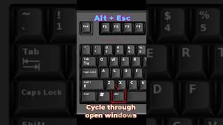 How to Cycle through open windows  Keyboard shortcuts in Windows [upl. by Anirhtak687]