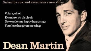 Dean Martin  Volare  Lyrics [upl. by Nylorahs133]