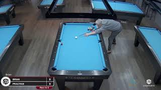 BRIAN vs PRACTICE  HIDDEN POCKET  TABLE 11  EvoSports [upl. by Nohcim]