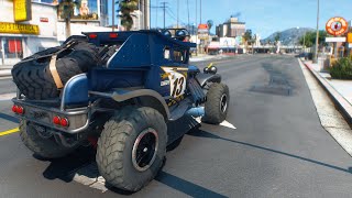 GTA5  HotWheels bonus vehicle  CineREALISM 3 2023 graphic mod [upl. by Ynaittirb618]