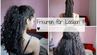 Schnelle amp Einfache Frisuren für Locken [upl. by Seebeck206]