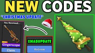 MM2 Christmas Update 2023 New MM2 Codes In December 2023  Roblox Murder Mystery 2 Codes [upl. by Mcwherter401]