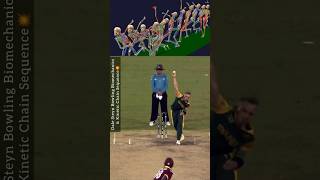 Dale Steyn Bowling Action Biomechanics🔥cricket fastbowling bowlingaction biomechanics [upl. by Doggett]