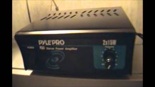 Pyle Pro PCA1 amplifier install [upl. by Kalin862]