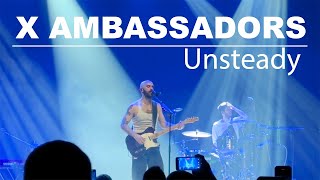 X AMBASSADORS  Unsteady Live 2024 xambassadors concert music [upl. by Kos597]