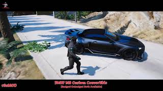 BMW M8 Custom Convertible  GTAV  FiveM Vehicle  Optimized amp Realistic Handlings BadgedDebadged [upl. by Noiemad]