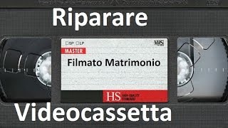 Come Riparare una videocassetta by Paolo Brada DIY [upl. by Astrid]