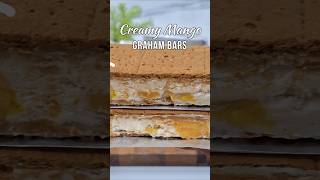 TRENDING Mango Graham Bars  Mango Ice Cream Sandwich Bars GrahamBars shorts pinoyrecipeatibapa [upl. by Hnid631]