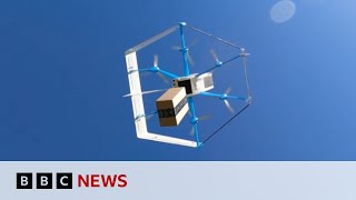 How does Amazon drone delivery work  BBC News [upl. by Ahslek]