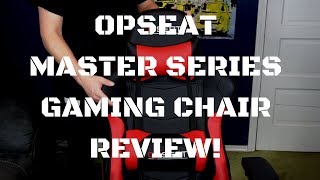 OPSEAT Master Series Gaming Chair Review with Unboxing and Assembly [upl. by Dud]