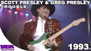 Scott Presley amp Greg Presley  TROUBLE  1993  MDA Telethon [upl. by Arraic]