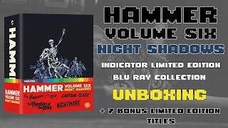 quotHammer Volume Six Night Shadowsquot Indicator Limited Edition Blu Ray Collection  7 BONUS LE Titles [upl. by Christel]