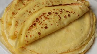 Crespelle senza latte Crepes without milk Crepes ohne Milch [upl. by Tamberg]