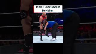 HHH cheats Shane McMahon in Survivor Series tripleh shanemcmahon trending [upl. by Anetsirhc248]