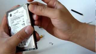 Howto install HDD or SSD in a HDD Caddy [upl. by Tecil]