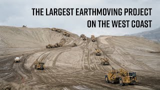 Largest Earthmoving Project on the West Coast [upl. by Murtagh]