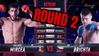 KSW Free Fight Leo Brichta vs Valeriu Mircea🥊💥 [upl. by Laresa]