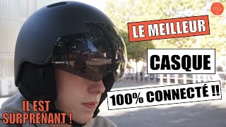 LE 1ER CASQUE 100 CONNECTÉ POUR TROTTINETTE ÉLECTRIQUE GYROROUE VÉLO  ALLCONNECT NOMADLED [upl. by Bate]