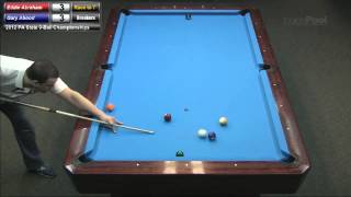 Eddie Abraham vs Gary Abood at the 2012 PA State 9Ball Championships [upl. by Mlehliw]