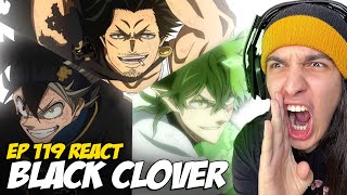 YAMI ASTA E YUNO VS DEMÔNIO  React Black Clover EP 119 [upl. by Pudens684]