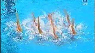 2004 Natación sincronizada España Equipo Dalí Olimpiadas [upl. by Ann]