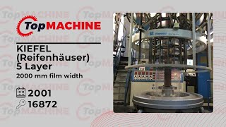 KIEFEL REIFENHÄUSER 5 Layer Coextruder for blown film machine used [upl. by Annaira]