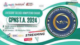 Livescore Seleksi Kompetensi Dasar CPNS 31 Oktober 2024 Sesi 3  Tilok Grha Bhineka Perkasa Jasa [upl. by Rockwell]