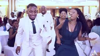 Malawian Bridal party entrance alphacreationsweddings dance wedding malawi viralvideo [upl. by Siuqaj]