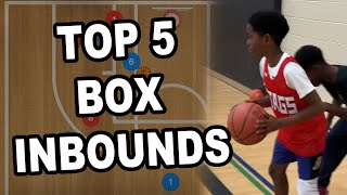 Top 5 Box Inbounds Basketball Plays [upl. by Lopez401]