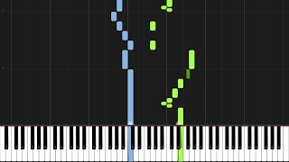 Bach  Minuet in G major BWV Anh 114 Piano Tutorial Synthesia [upl. by Placida]