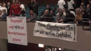 Heftiger Protest gegen die MonsterTrasse  Nürnberg [upl. by Sievert]