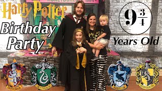 Skylens 9th Birthday Party  Harry Potter Themed Birthday 2021 [upl. by Esinehs]