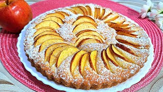 La recette de cette tarte aux pommes est très facile et délicieuse🍎🍏 👌 Elle fond dans la bouche 😋 [upl. by Gildus]