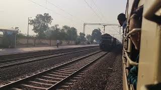 Rameshwaram  Ferozepur Humsafar 20974 skipping Khinaniya [upl. by Anatnas]