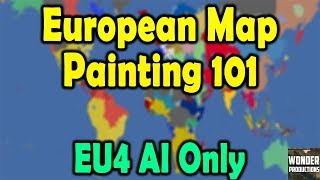 European Map Painting 101  EU4 AI Only [upl. by Ryter547]