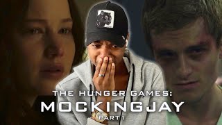 watching Hunger Games Mockingjay Part 1 for the first time and PEETA DESERVED BETTER [upl. by Nirahs]