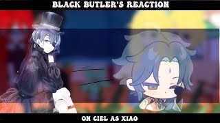 Black Butlers react to Ciel as Xiao  Gacha club [upl. by Balmuth941]