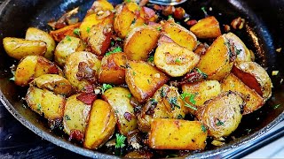 So Good Pan Fried Potatoes Recipe [upl. by Zacharie]