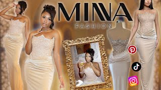 I RISKED BUYING AN UNREALISTIC DRESS FROM INSTAGRAM  PINTEREST ADS  PROM DRESSES 2024 MINNAFASHION [upl. by Gninnahc]