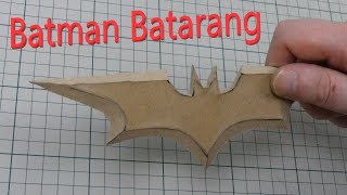 How to make a DIY Batman Batarang Throwing Star [upl. by Baer]